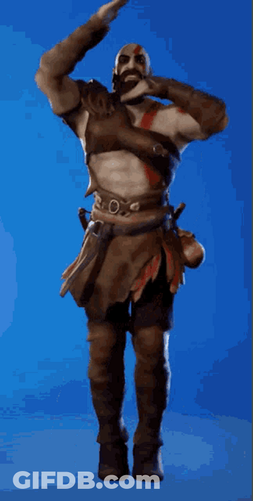 Funny Kratos God Of War KPop Dance GIF