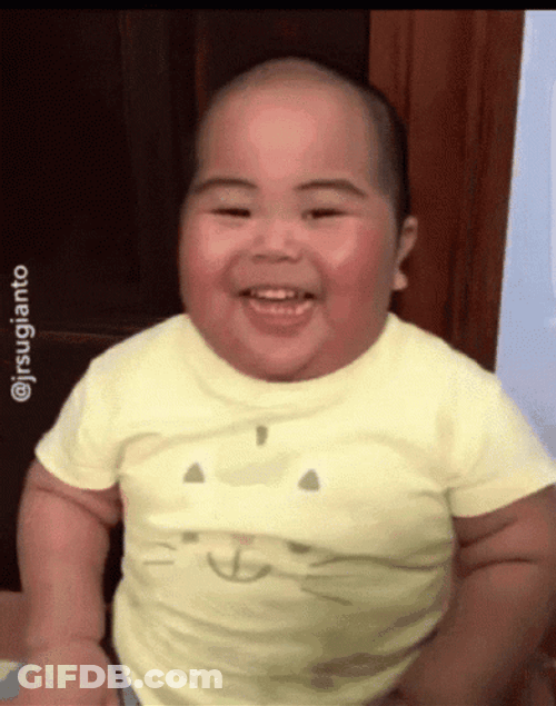 Funny Laughing Baby Cracking Up GIF