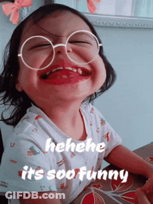 Funny Laughing Baby Distorted Face App GIF