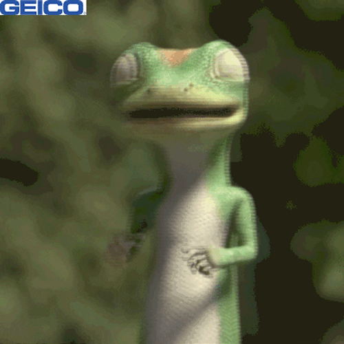 Funny Laughing Gecko Animation GIF