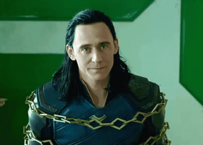 Funny Laughing Loki GIF