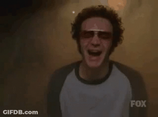 Funny Laughing Steven Hyde Afro Hair GIF