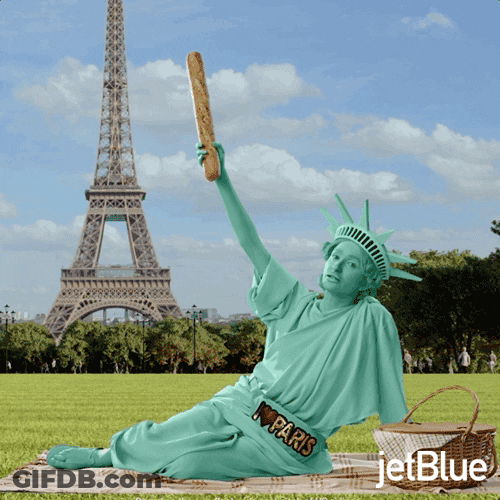 Funny Liberty Leg Up Parody GIF
