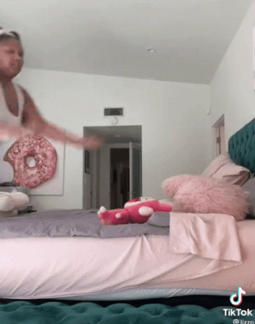 Funny Lizzo Kinkytwt Laying In Bed GIF