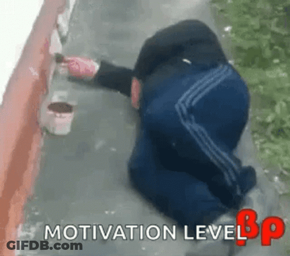 Funny Low Motivation Level GIF
