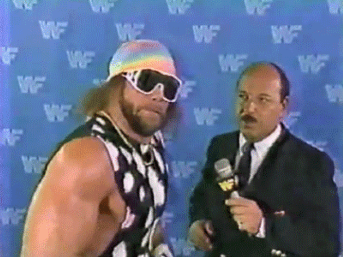 Funny Macho Man Not Necessarily GIF