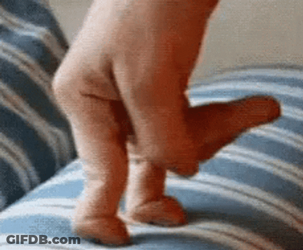 Funny Making Awkward Hand Poses GIF