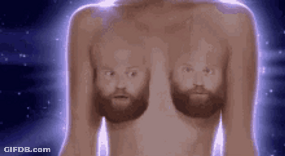 Funny  Man Boobs Drawing Licking Animation GIF