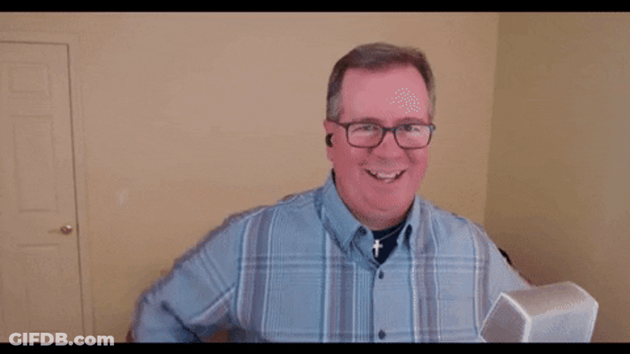 Funny Man Doing Chicken Dance Move GIF