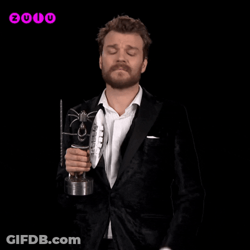 Funny Man Elevator Going Down GIF