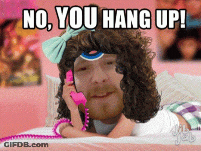 Funny Man Face Swap You Hang Up  Phone GIF