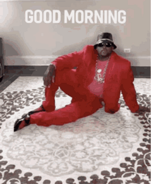 Funny Man Good Morning Meme GIF
