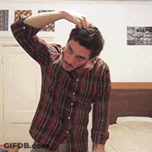 Funny Man Head GIF