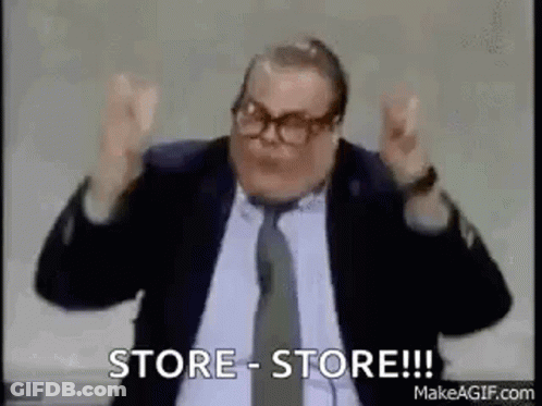 Funny Man In Suit Saying Store Store GIF