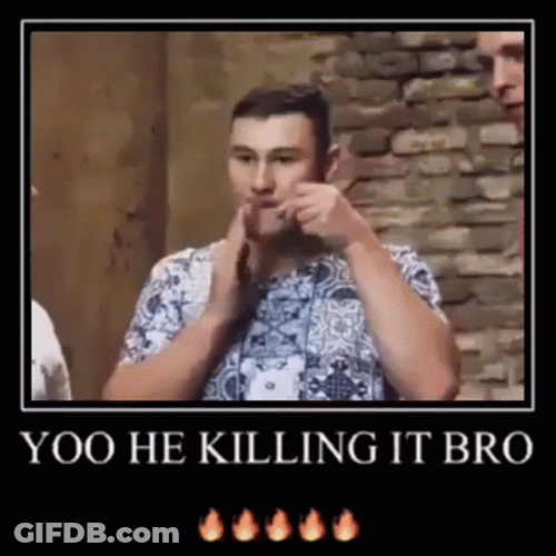 Funny Man Killing It Bro GIF