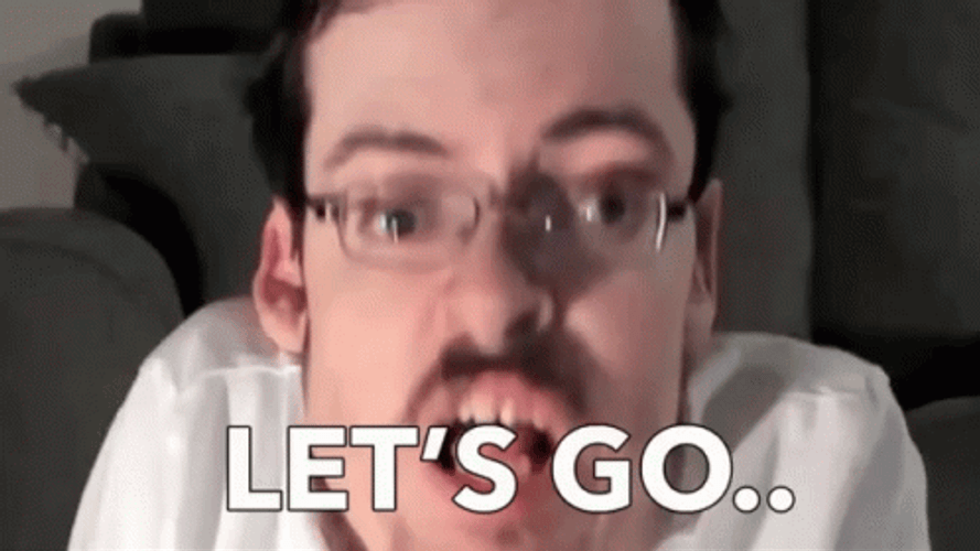 Funny Man Let's Go Hurry Up GIF