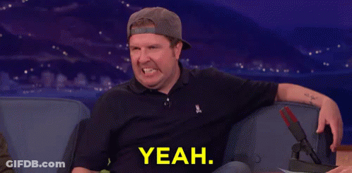 Funny Man On Couch With Microphone Saying Yeah GIF