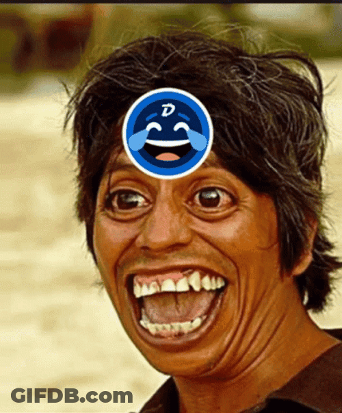 Funny Man Wide Mouth Laughing Meme GIF