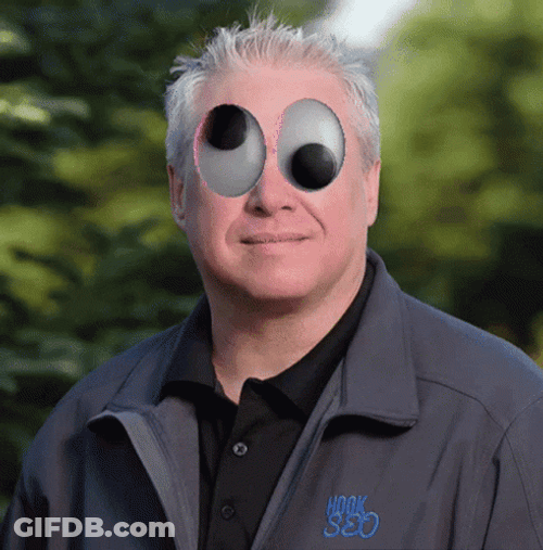 Funny Man With Googly Eyes GIF