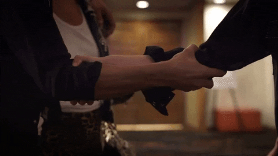Funny Manly Handshake GIF