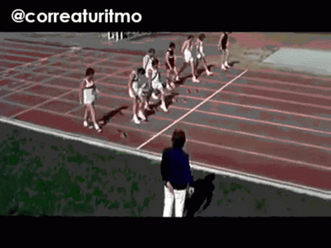 Funny Marathon Different Direction GIF