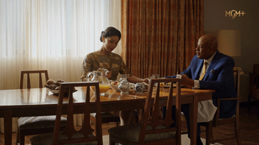 Funny Marriage While Eating GIF