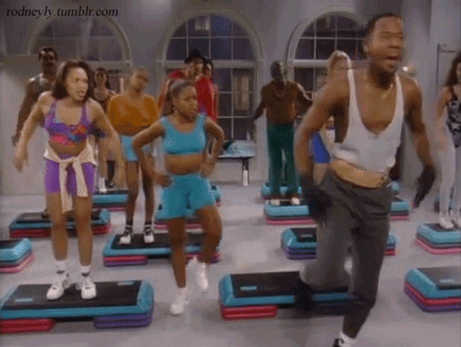 Funny Martin Lawrence Working Out GIF