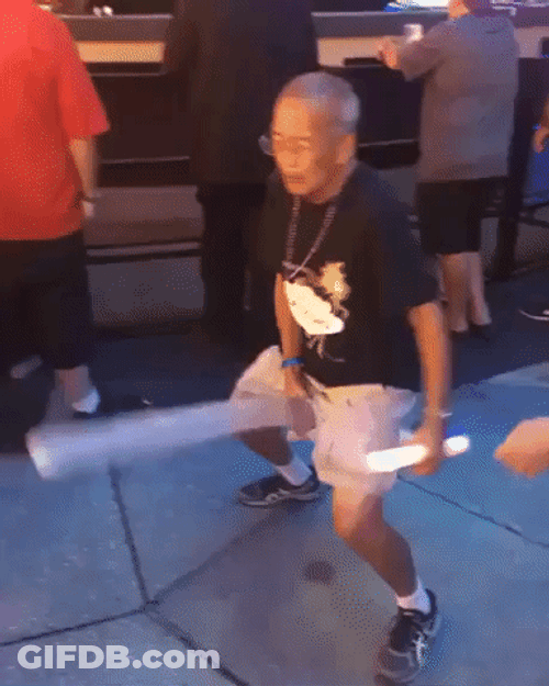 Funny Matured Guy Acting Like A Child GIF