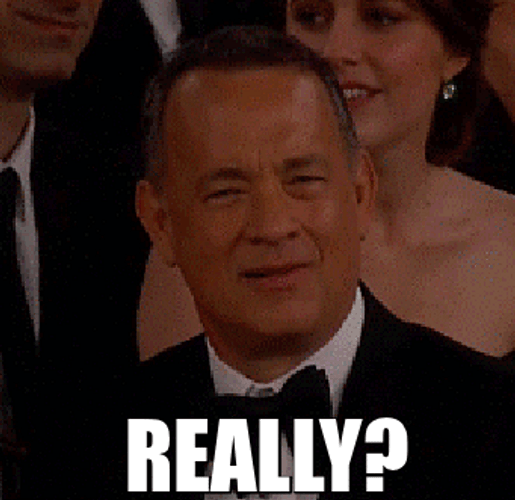 Funny Memes Confused Tom Hanks GIF