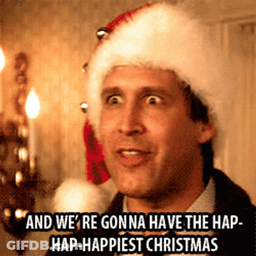 Funny Merry Christmas Chevy Chase GIF