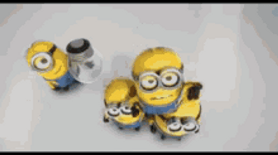 Funny Minions Teamwork GIF