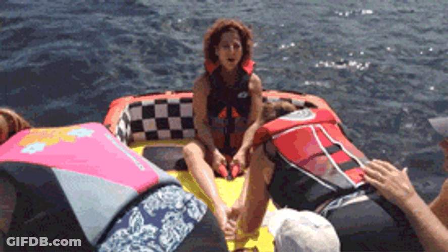 Funny Moments On Floaties GIF