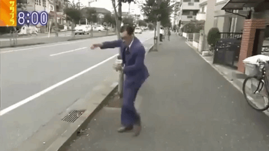 Funny Morning Dancing Reporter GIF