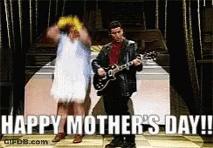 Funny Mother's Day Dancing Maid GIF