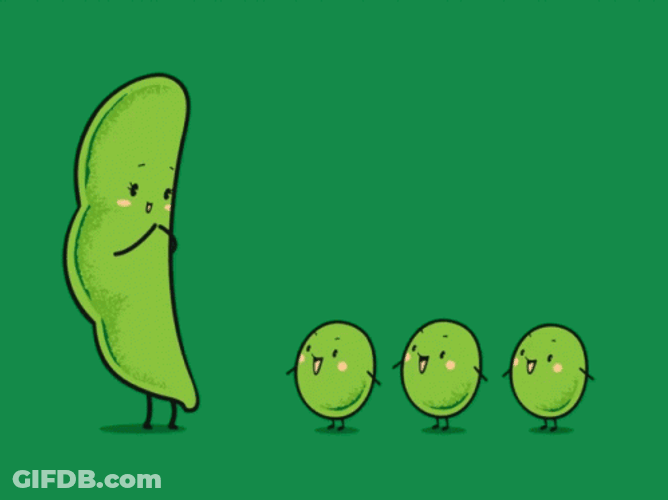Funny Mothers Day Peas Animated GIF