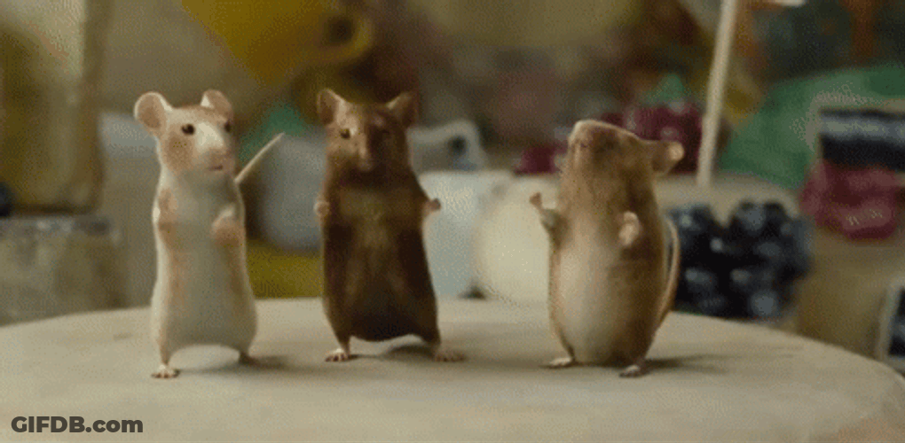 Funny Mouse Dancing Aloha GIF