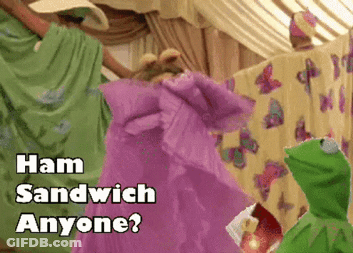 Funny Muppets Ham Sandwich GIF