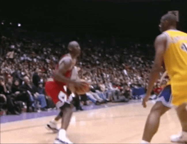 Funny NBA Jordan Twerk Lay Up GIF