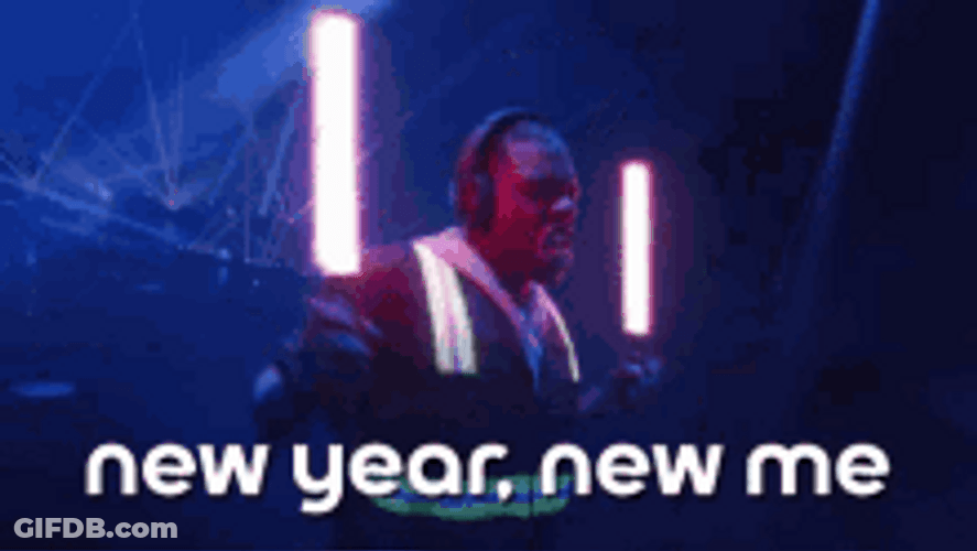 Funny New Year New Me Dance Meme GIF