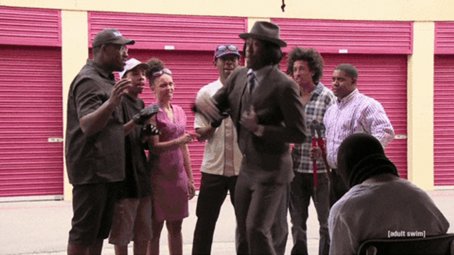 Funny Ngero Bitch Slap Crowd GIF