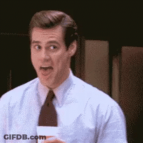 Funny No Jim Carrey Reaction GIF