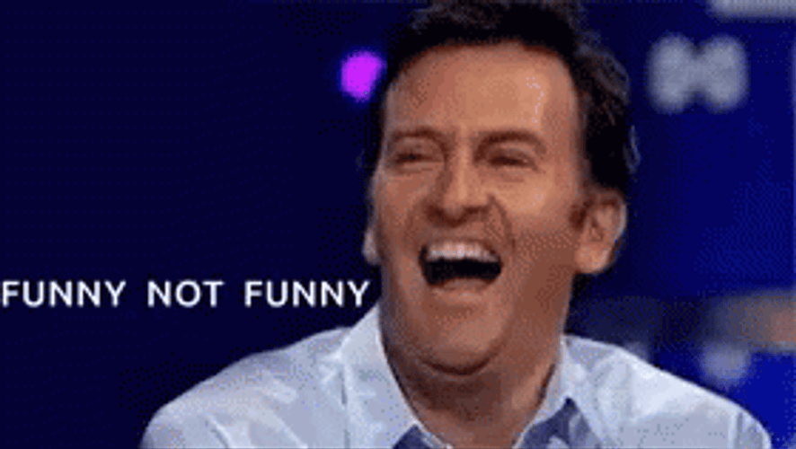 Funny Not Funny Laugh GIF