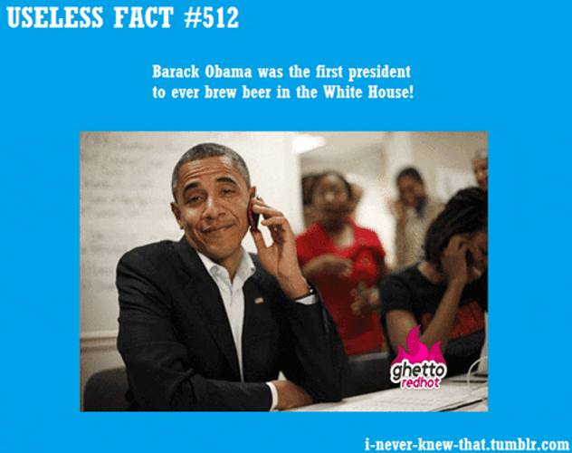 Funny Obama Useless Facts GIF