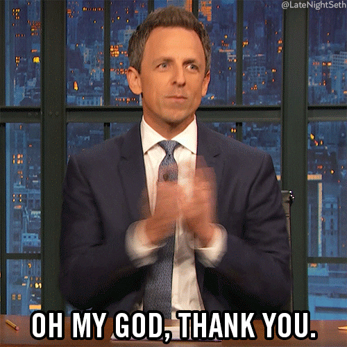 Funny Oh My God Thank You GIF