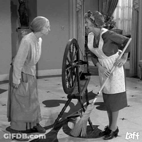Funny Old Ladies Girl Fight GIF