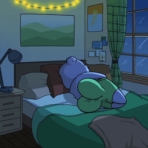 Funny Pig Goodnight Butt Flap GIF