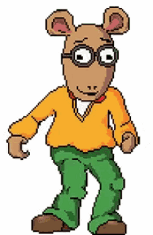 Funny Pixel Arthur Dancing GIF
