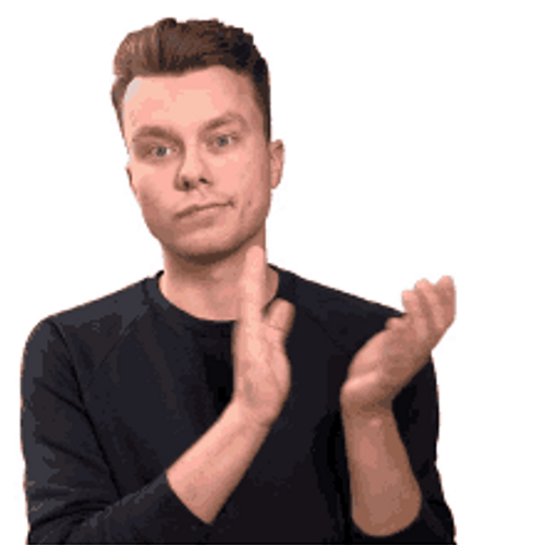 Funny Planet Radio Slow Clap GIF