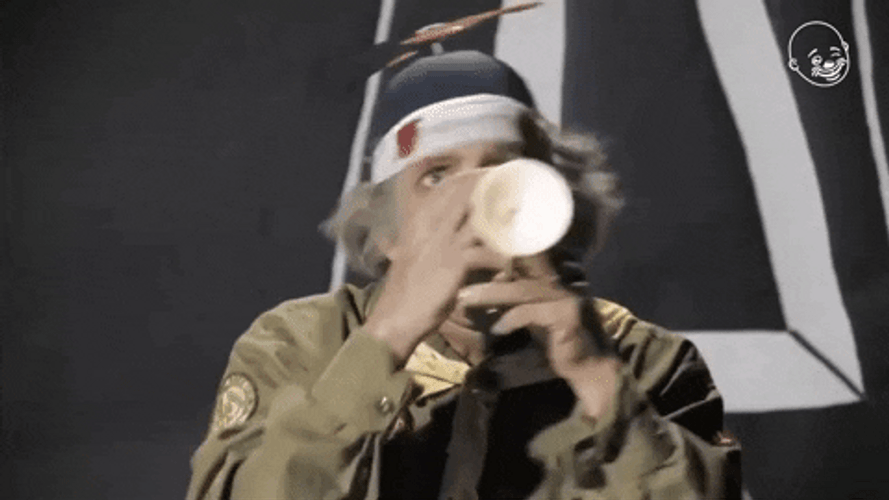 Funny Playing Bugle Donald Trump Parody GIF