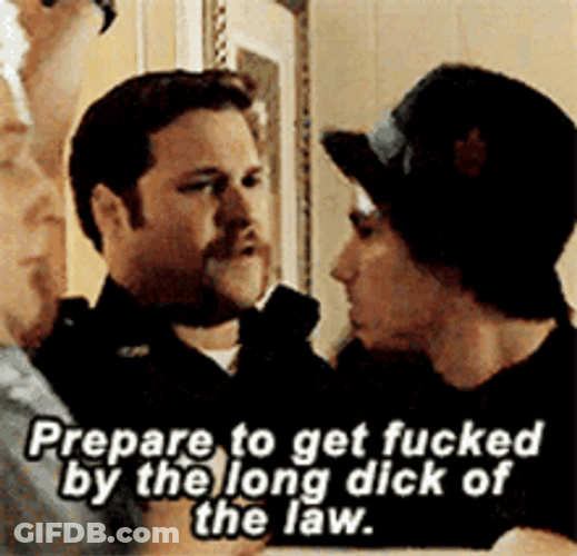 Funny Police Flashlight Speech GIF